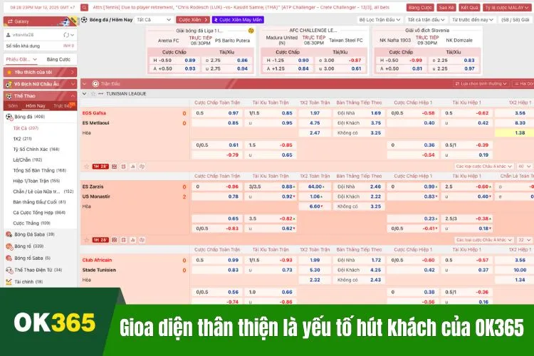 Gioa diện thân thiện là yếu tố hút khách của OK365